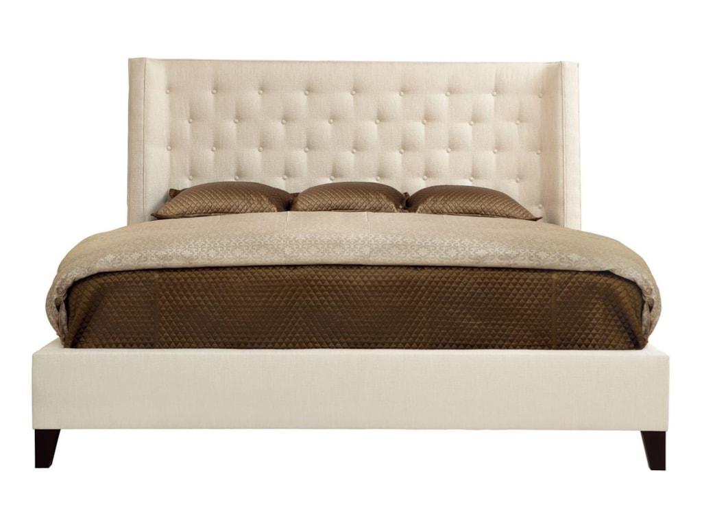 Bernhardt Interiors - MaximeKing Upholstered Wing Bed