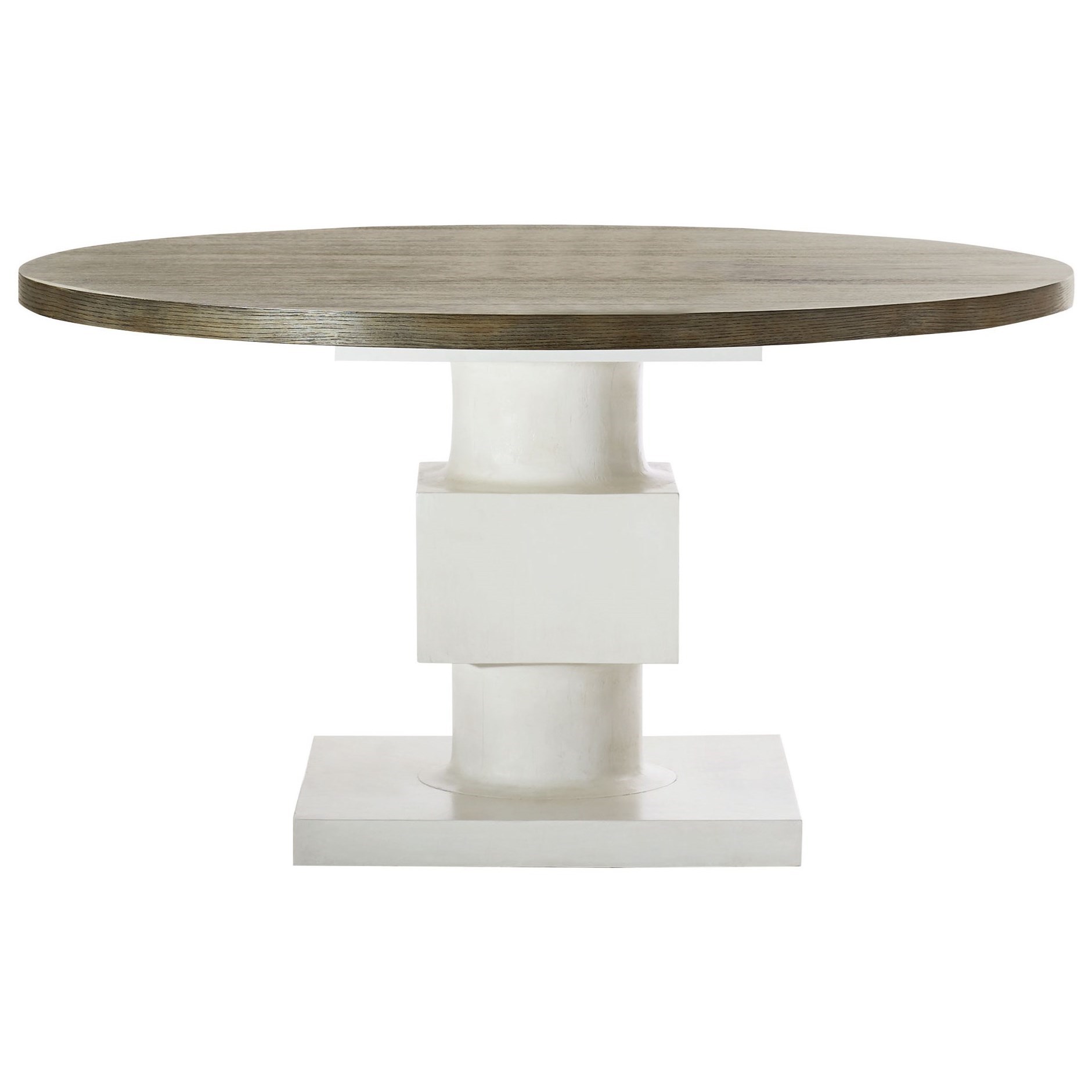 Bernhardt Interiors Newberry Contemporary White Plaster Dining
