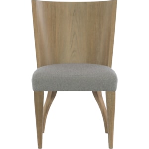 Bernhardt Interiors Rowe 372 565 Mid Century Modern Wood Dining Chair With Upholstered Seat Dunk Bright Furniture Dining Side Chairs
