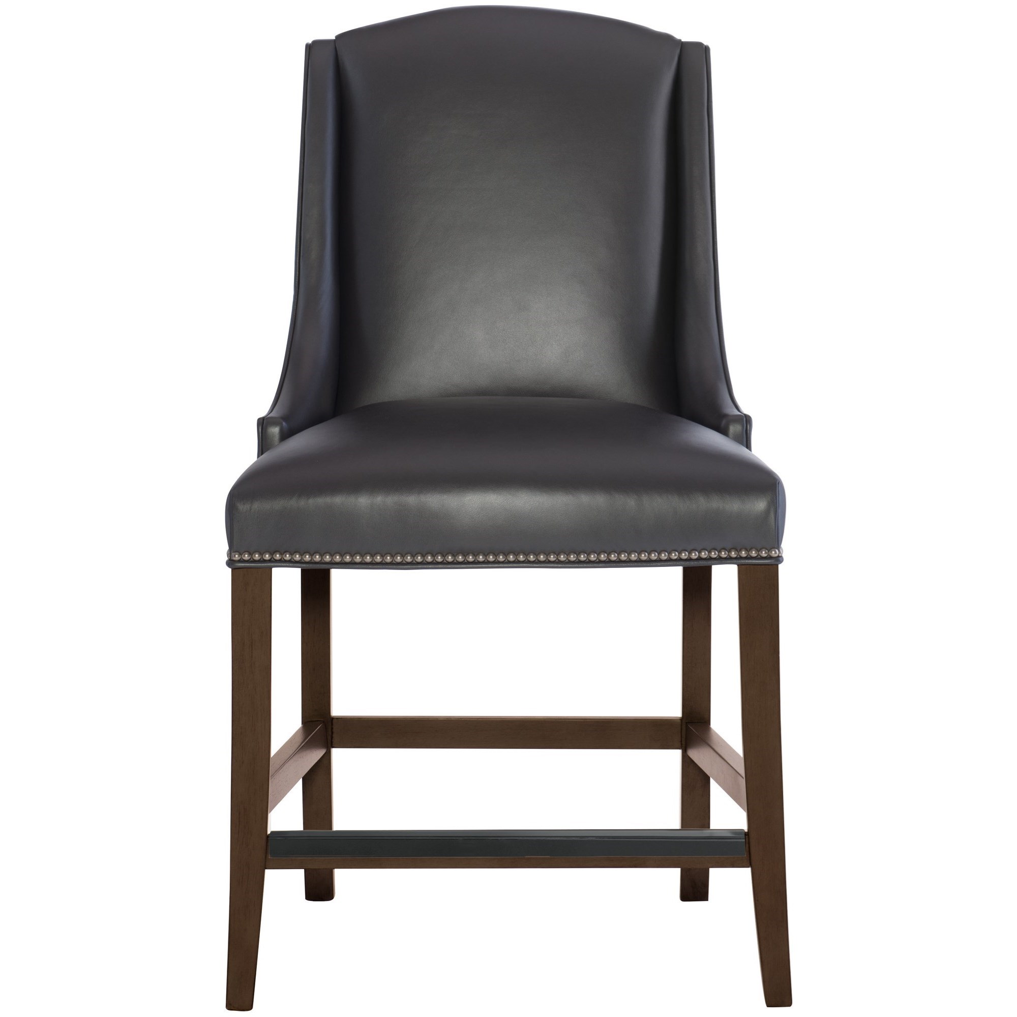 Bernhardt Interiors Slope 319 585l Leather Counter Height Stool