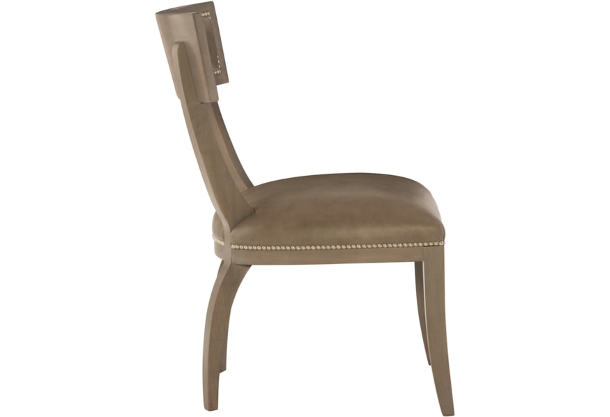 Bernhardt Interiors Chairs Transitional Leather Dining Side Chair Sprintz Furniture Exposed Wood Chairs