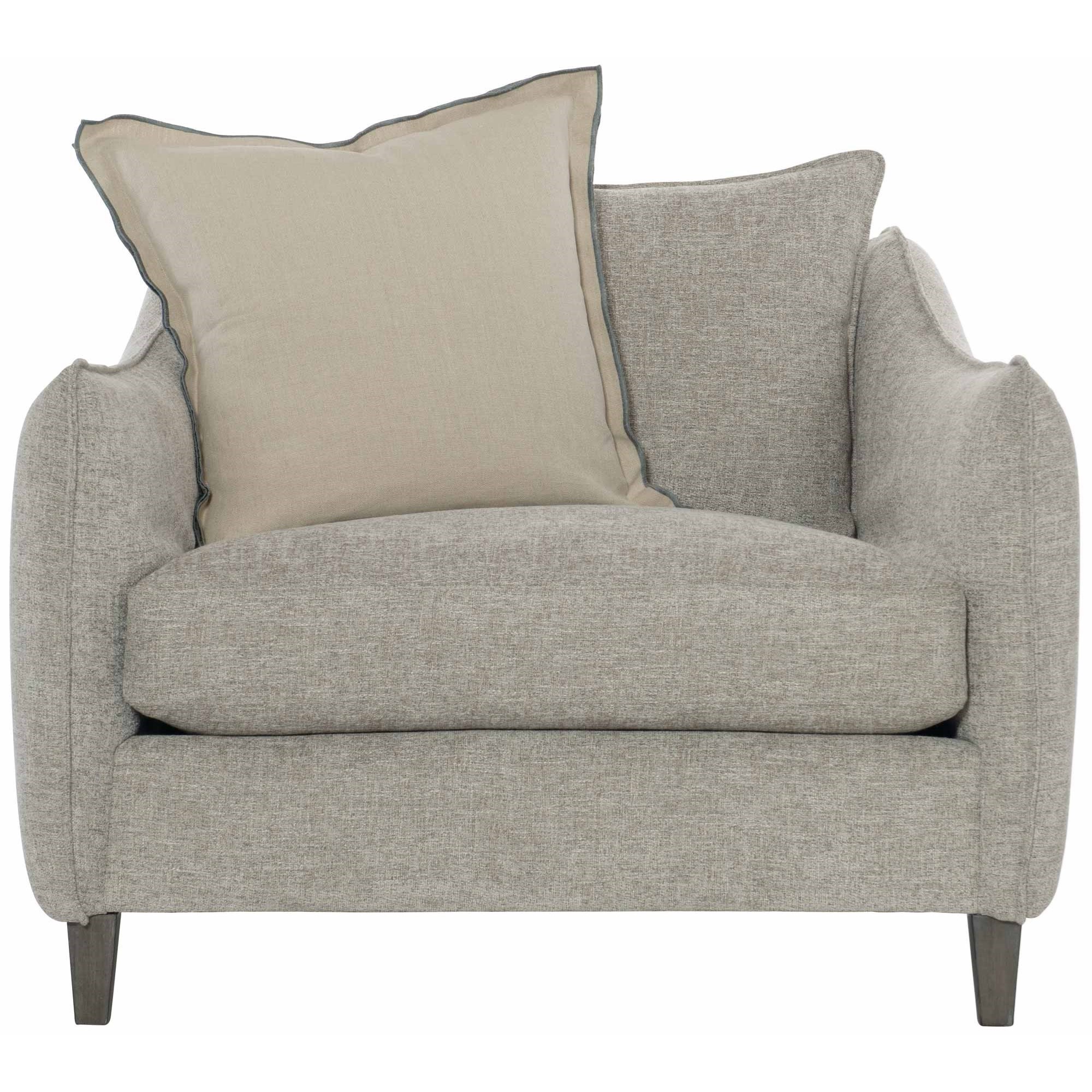 Bernhardt Joli Contemporary Chair And A Half Wtih Comfort Luxe Feather Down Cushions Belfort Furniture Chair A Half
