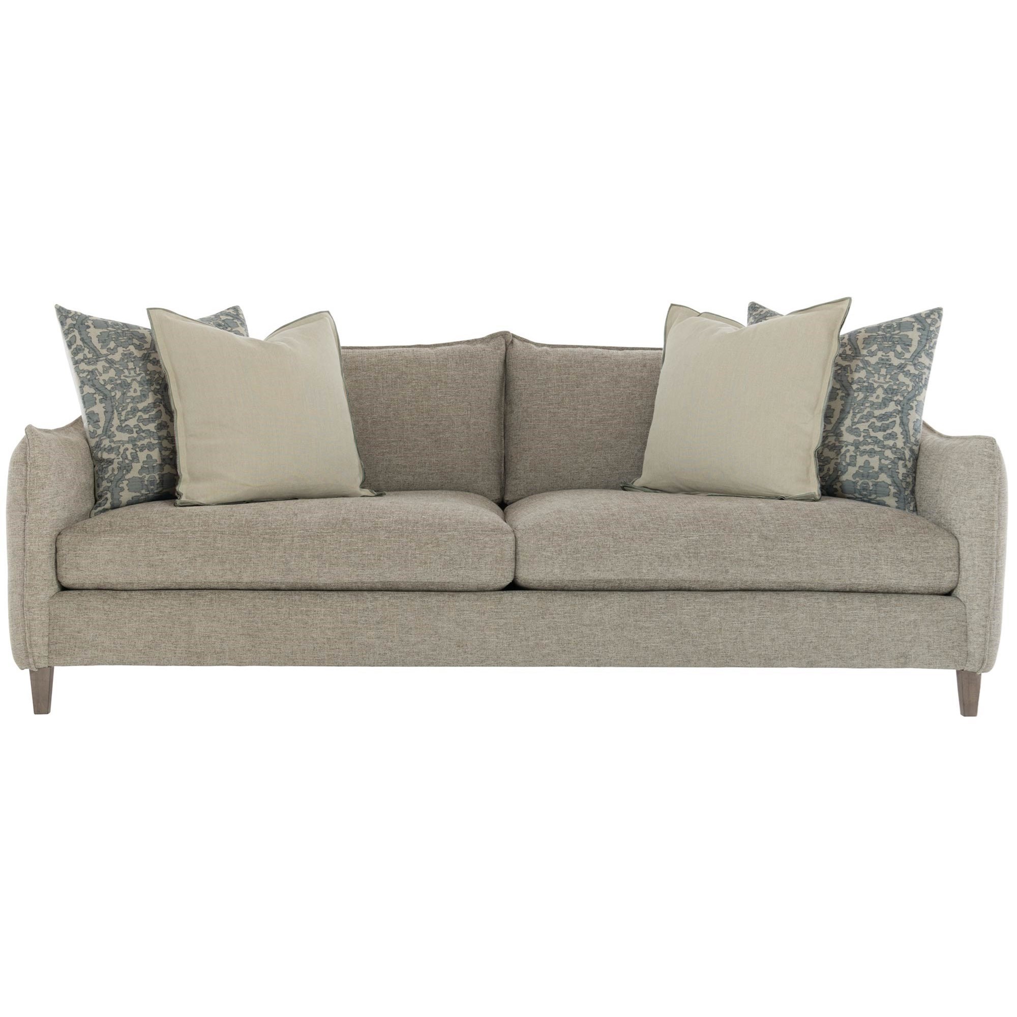 Bernhardt Joli Contemporary Sofa With Comfort Luxe Feather Down Cushions Belfort Furniture Sofas