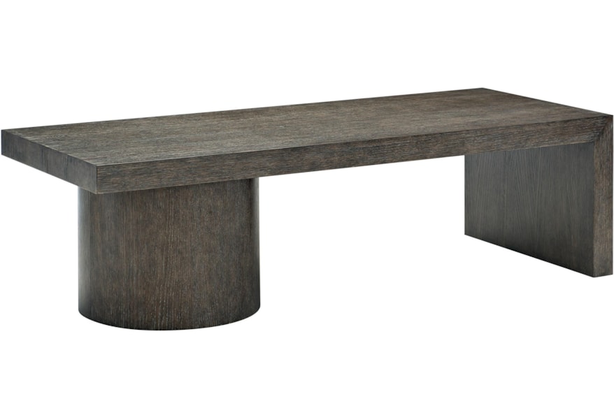 Bernhardt Linea 384 022b Transitional Rectangular Cocktail Table With Pedestals O Dunk O Bright Furniture Cocktail Coffee Tables