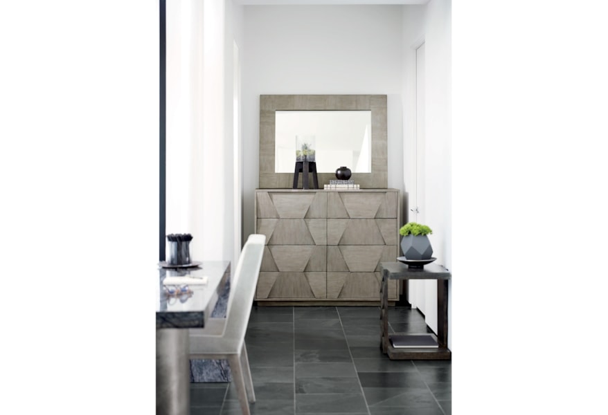 Bernhardt Linea Rectangular Wall Mirror Sprintz Furniture Wall