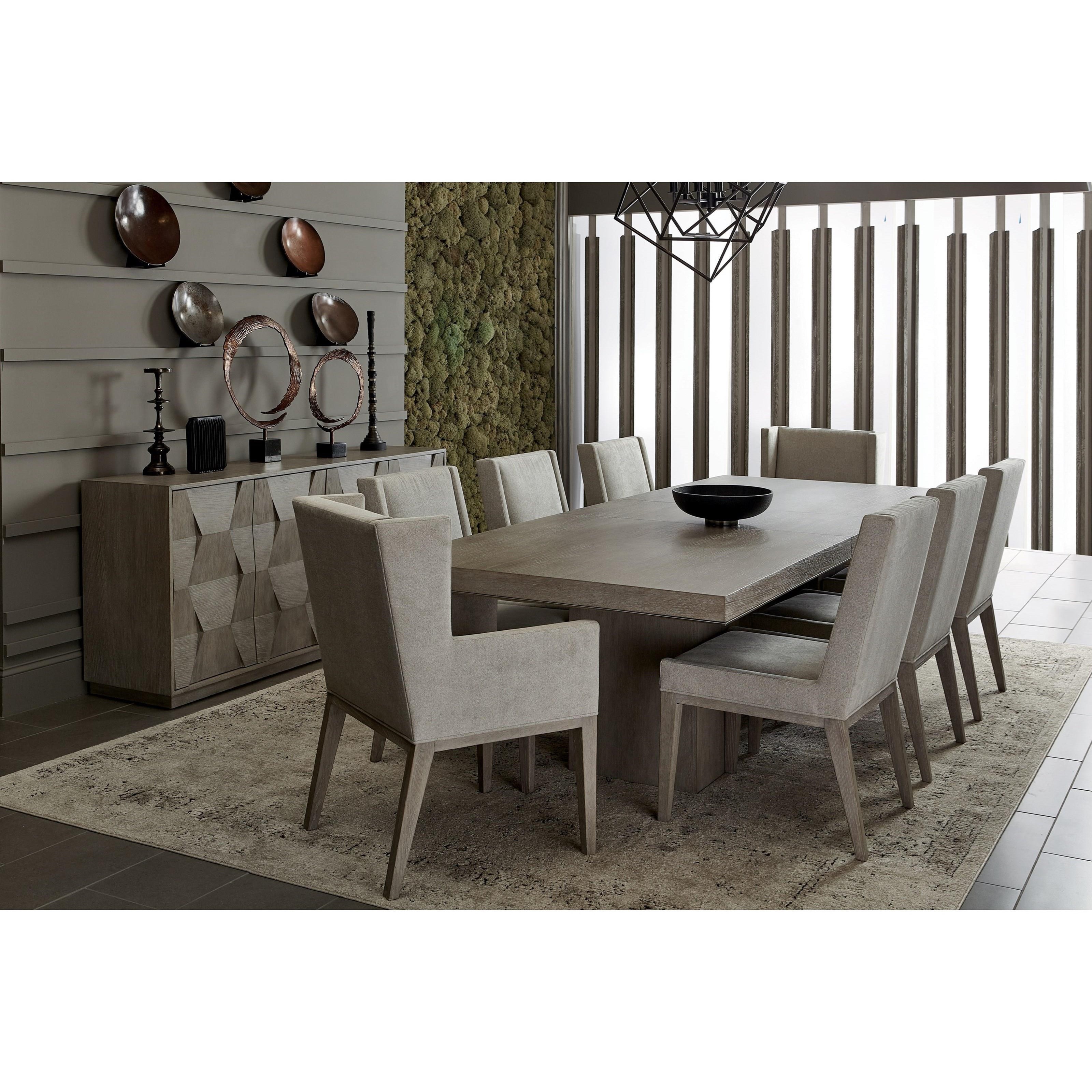 Bernhardt Linea Customizable Transitional Upholstered Side Chair Belfort Furniture Dining Side Chairs