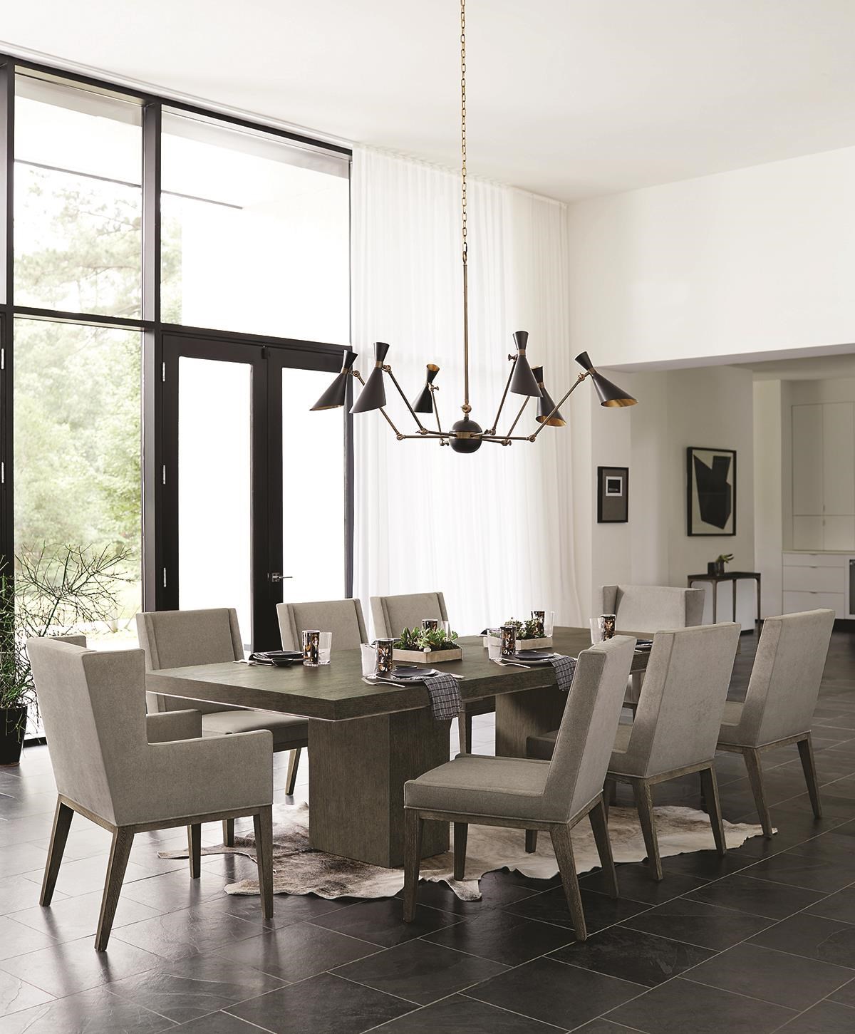 Bernhardt Linea 5 Piece Dining Set Includes Table And 4 Side Chairs Darvin Furniture Dining 5 Piece Sets