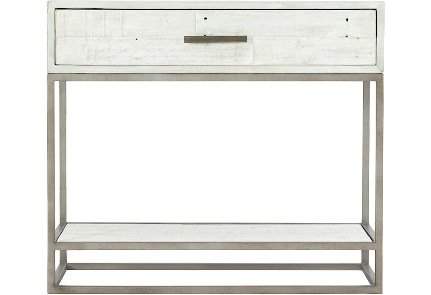 Bernhardt Loft Highland Park 321553605 Alvar Rustic Modern Nightstand With 1 Drawer Baer S Furniture Nightstands