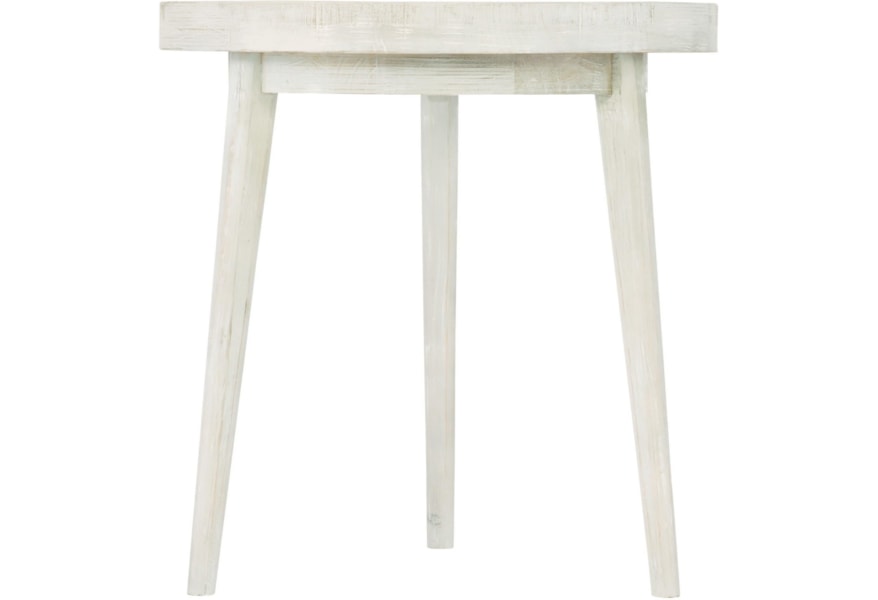 Bernhardt Loft Booker Rustic Modern Round End Table With Gallery