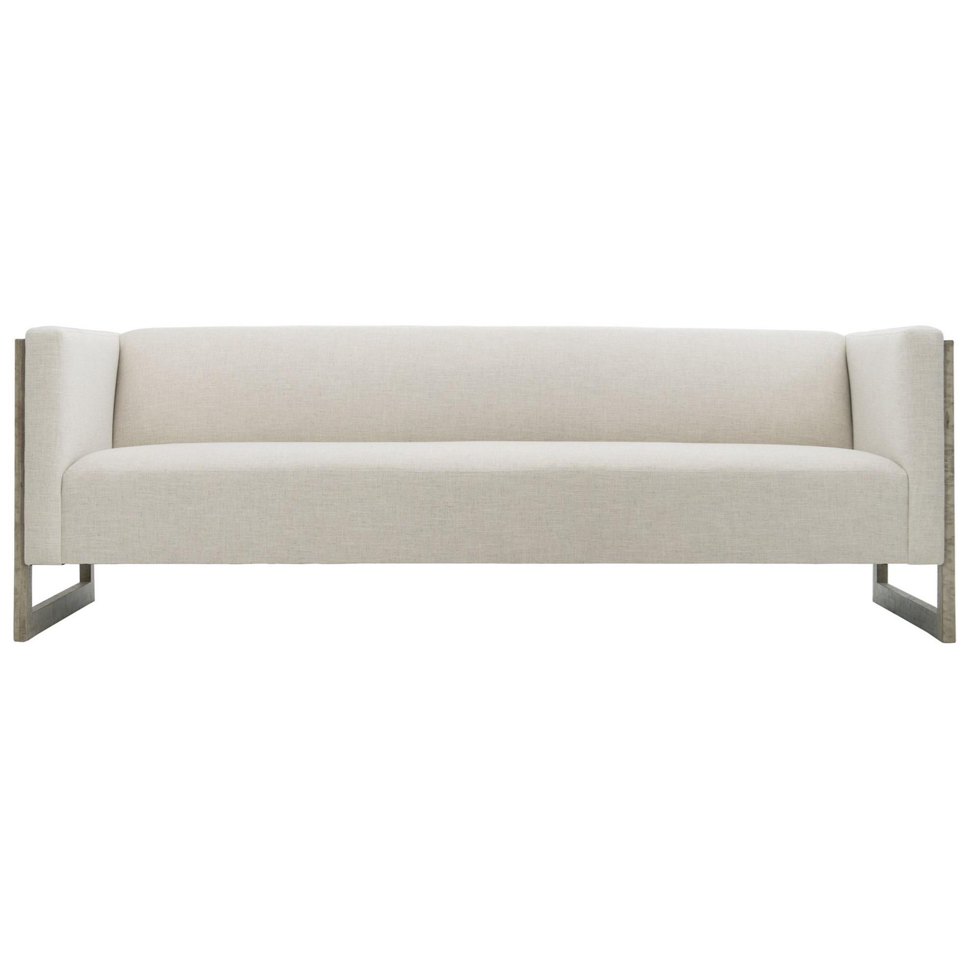 Bernhardt Loft Highland Park Grammercy Contemporary Sofa With Exposed Wood Trim Jacksonville Furniture Mart Sofas