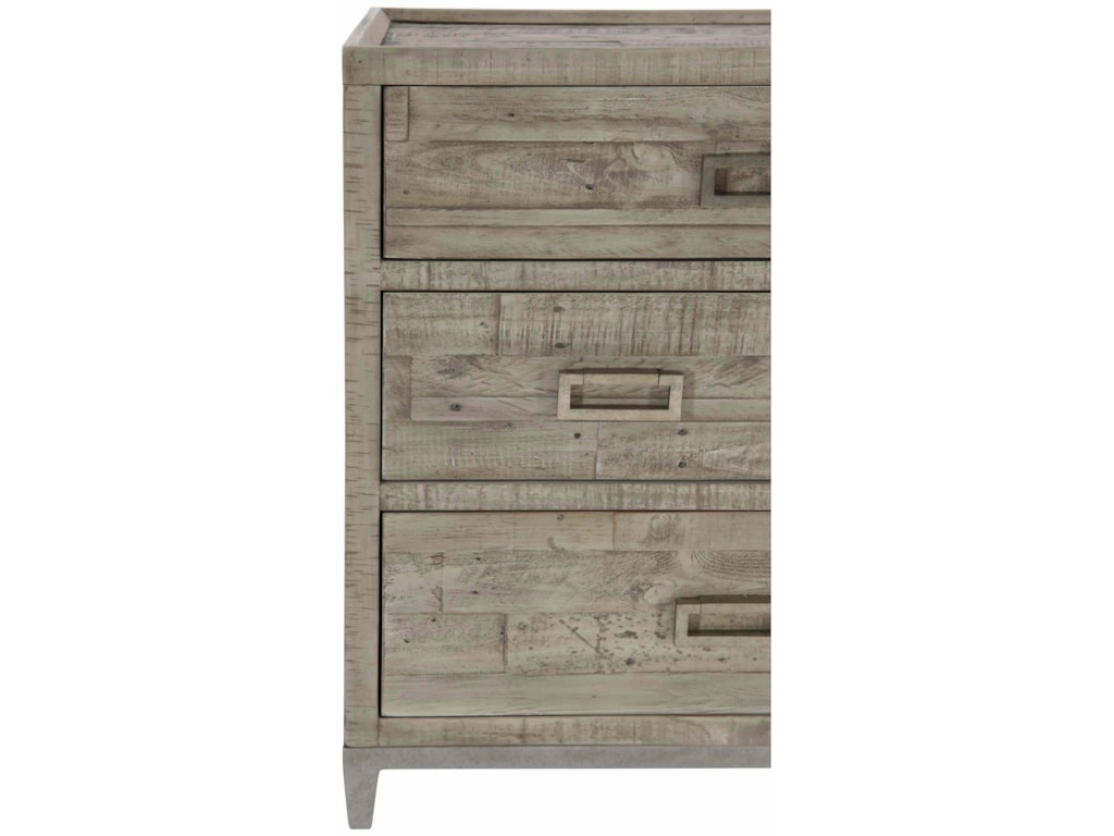 Bernhardt Loft Shaw Rustic Modern 7 Drawer Dresser With Solid