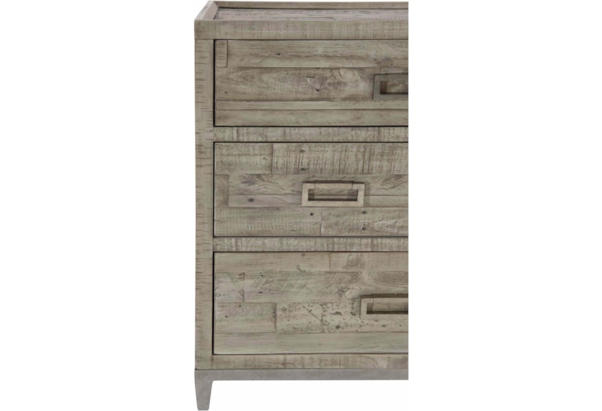 Bernhardt Loft Shaw 398 051g Rustic Modern 7 Drawer Dresser With