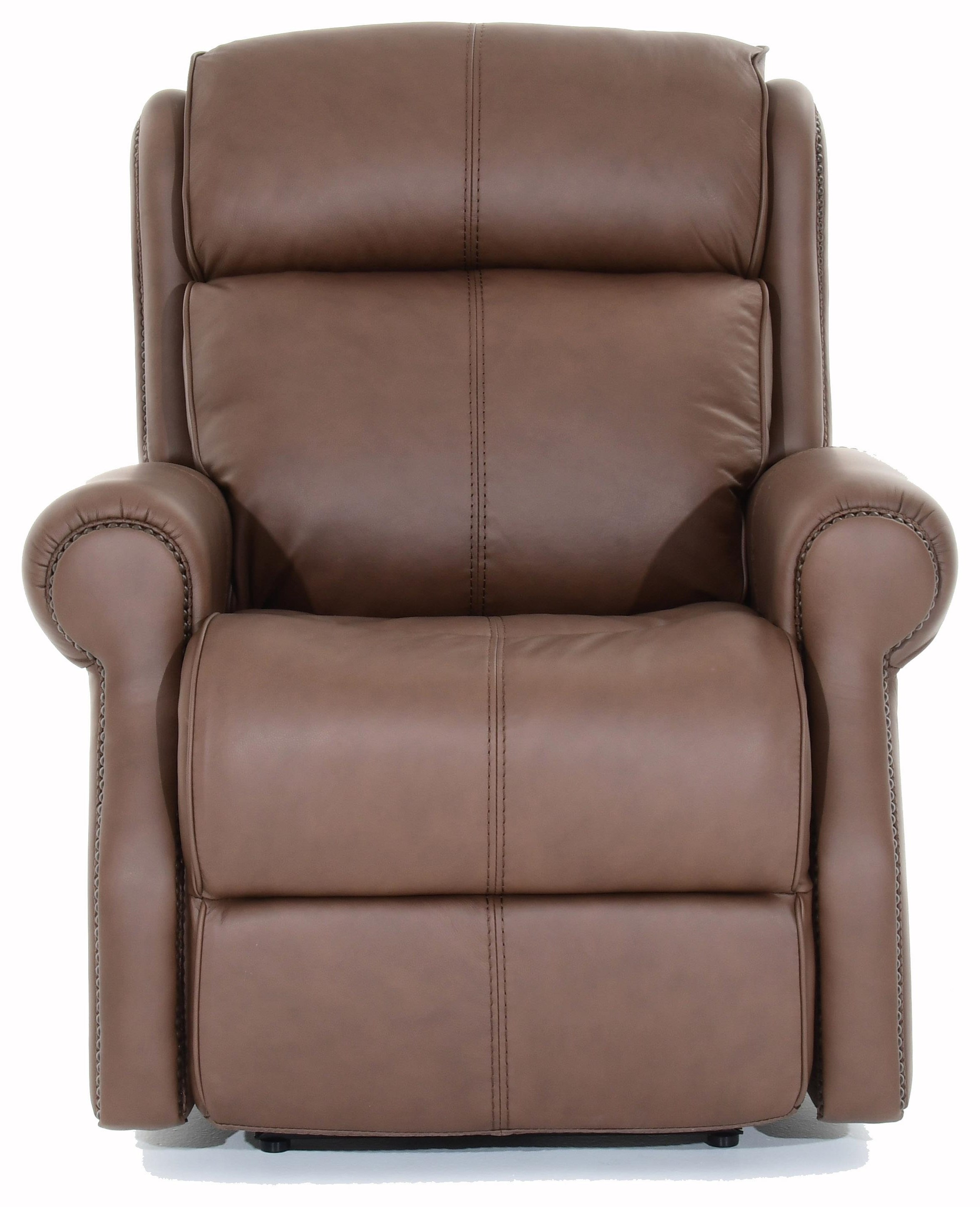 Bernhardt Mcgwire 292rlho Leather Power Reclining Chair With Power Tilt Headrest And Usb Charging Port Baer S Furniture Recliners