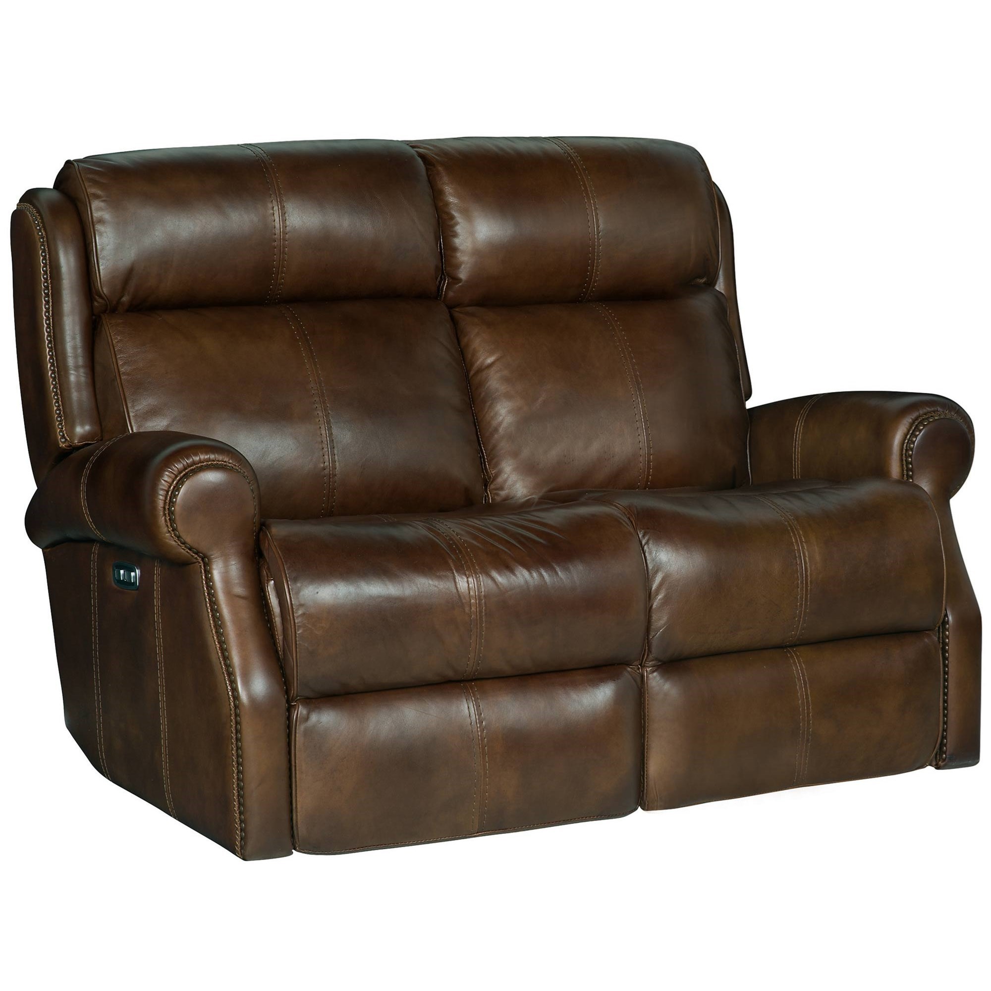Bernhardt Mcgwire 295rlo Leather Power Reclining Loveseat With Power Tilt Headrests And Usb Charging Ports Dean Bosler S Reclining Loveseats