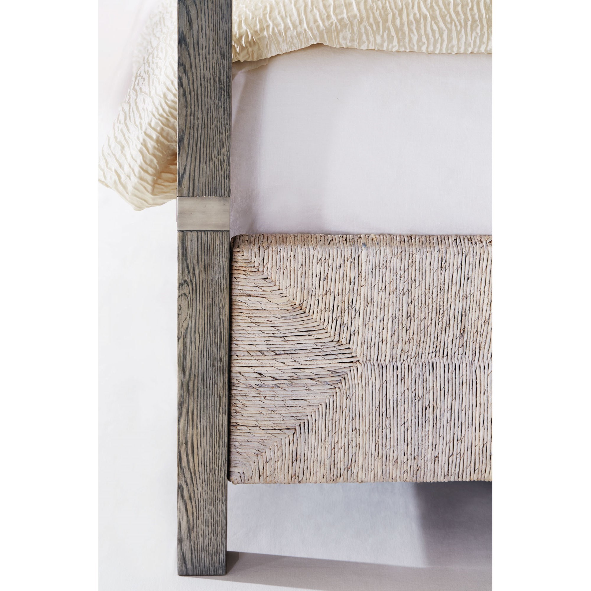 Bernhardt Palma California King Woven Abaca Canopy Bed Sprintz