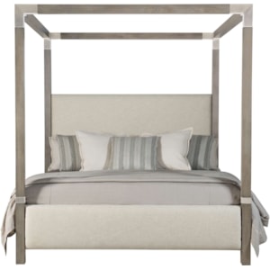 Bernhardt Palma California King Upholstered Canopy Bed ...