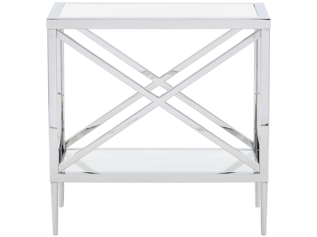 Portola Contemporary Metal End Table By Bernhardt At Dunk Bright Furniture