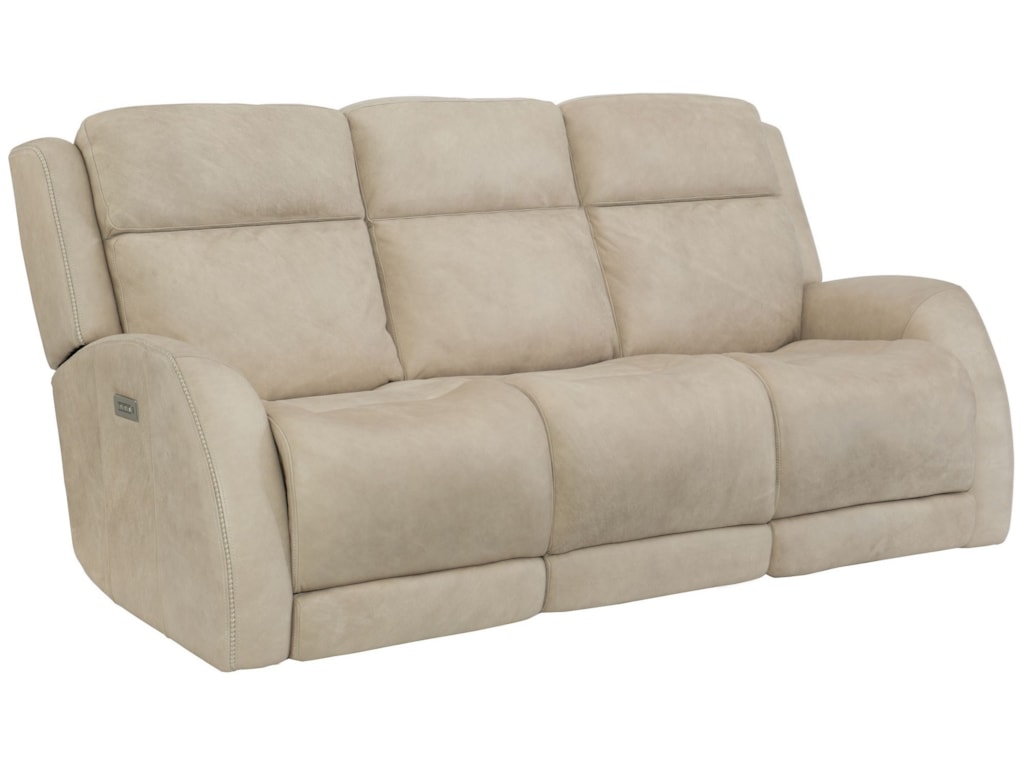 Bernhardt Rawlings Casual Reclining Sofa With Headrest Bernhardt Rawlings Casual Reclining Sofa With Headrest Lumbar And Usb Charging Ports