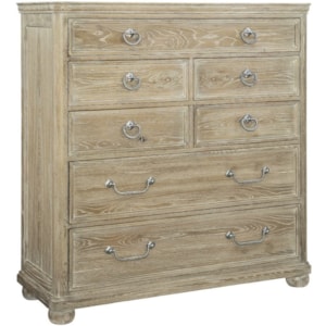 Bernhardt Rustic Patina 387-118 Rustic Tall Chest with 7 ...
