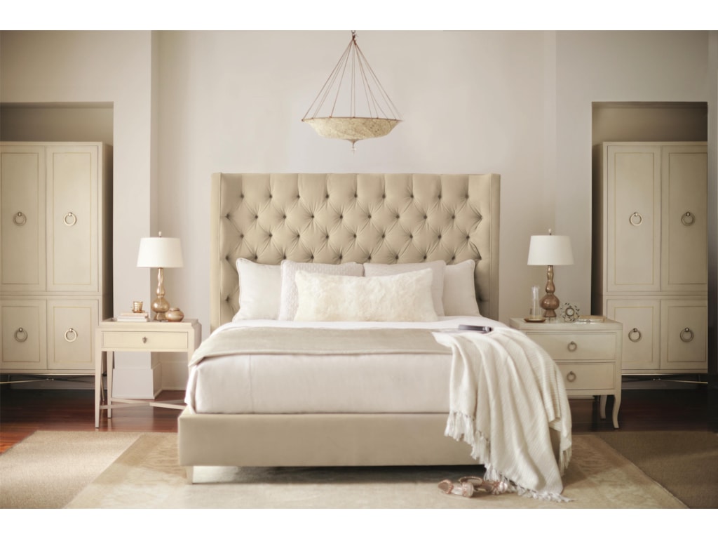 Bernhardt Salon Single Drawer Nightstand With X Stretcher Howell Furniture Nightstands