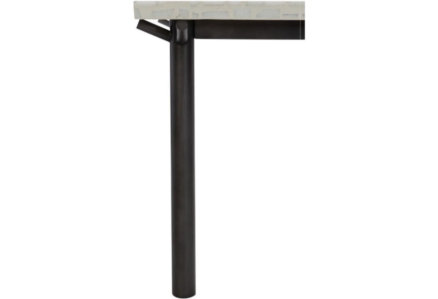 Bernhardt Exteriors Sanibel Modern Outdoor Indoor Dining Table With Terrazzo Top Belfort Furniture Outdoor Dining Table
