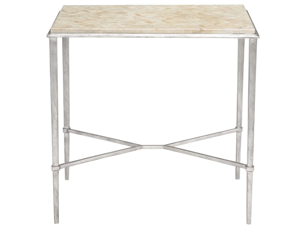 Solange Side Table With Stone Top By Bernhardt At Jacksonville Furniture Mart