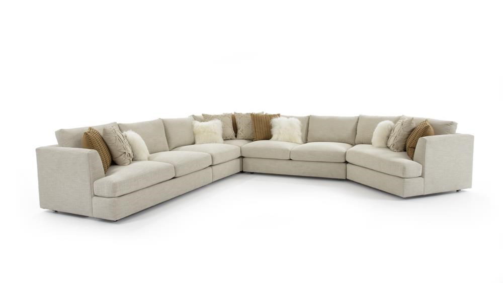 Bernhardt Sydney B94 Sect Seven Seat Sectional Sofa Baer S Furniture Sectional Sofas