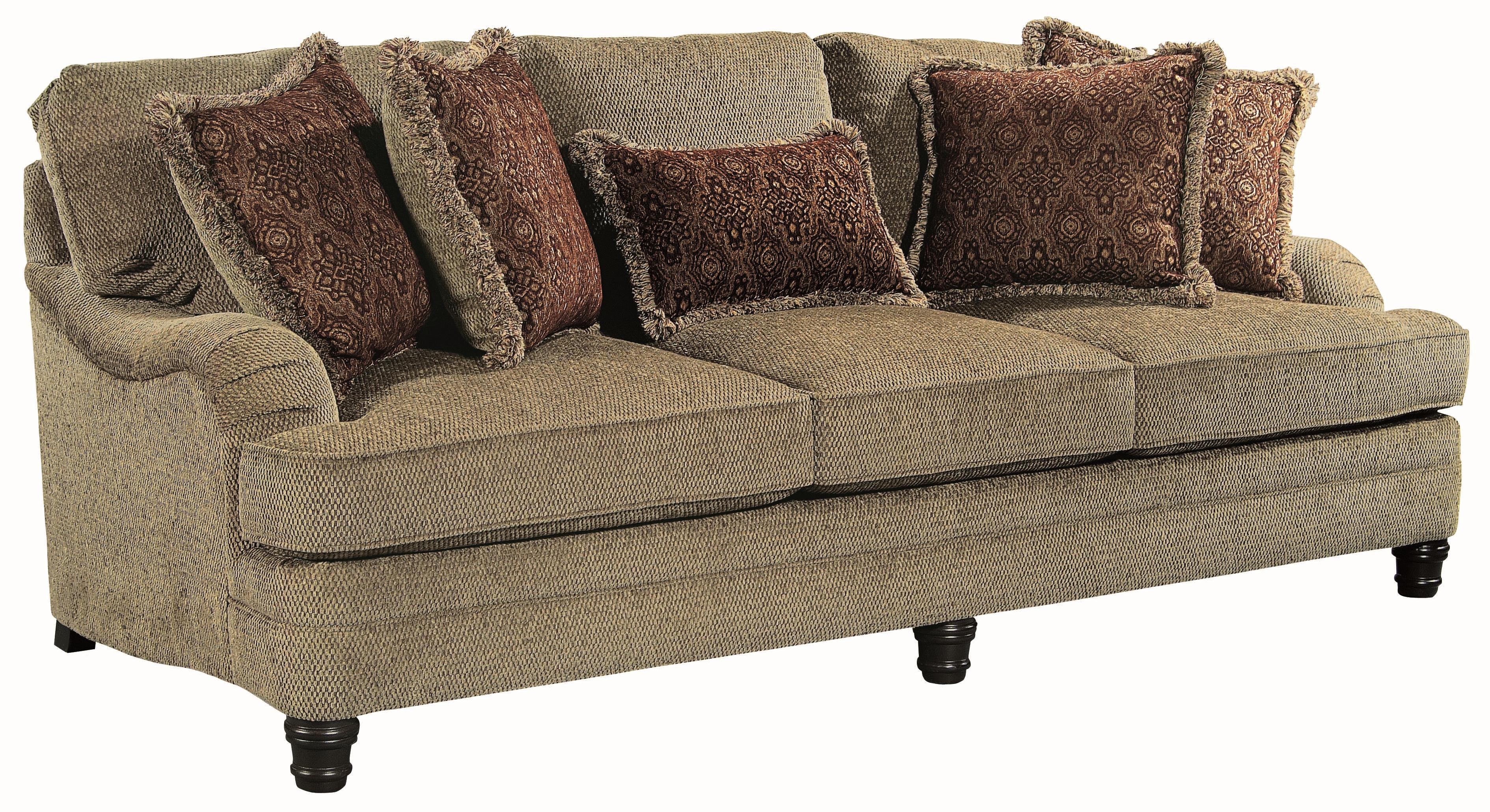 Bernhardt Tarleton Traditional Styled Stationary Sofa Wayside Furniture Sofas