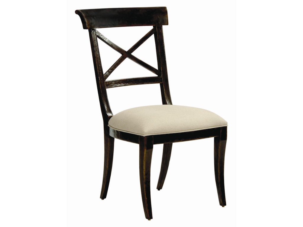 Bernhardt Vintage Patina Dining Room Side Chair With Upholstered Bernhardt Vintage Patinaside Chair