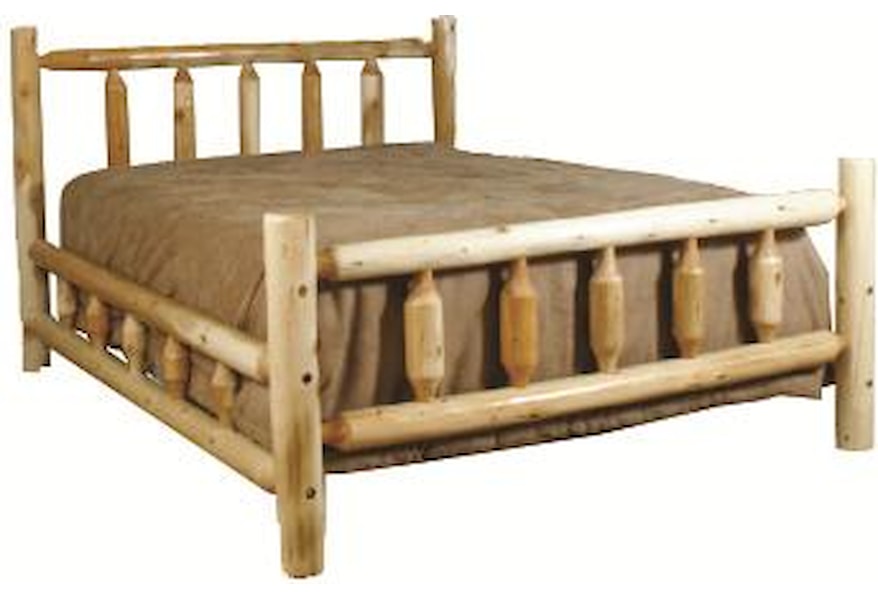 Best Craft Lodge Twin Rustic Slatted Bed A1 Furniture Mattress Platform Or Low Profile Bed