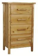 Best Craft Lodge Casual 4 Drawer Chest A1 Furniture Mattress Chest Of Drawers