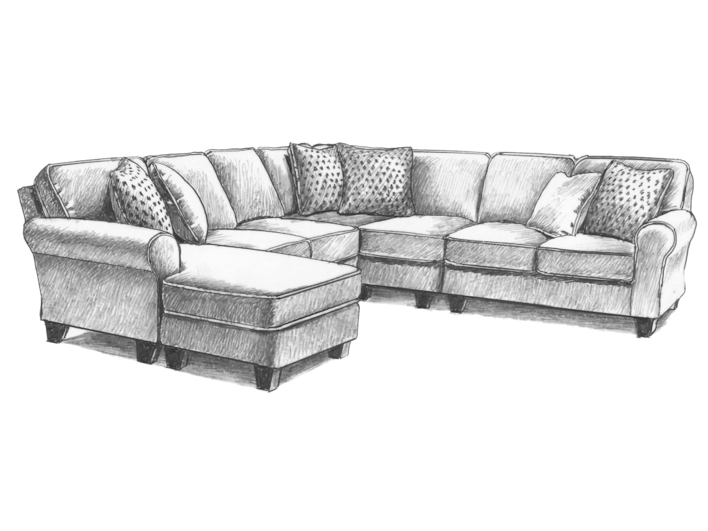 Best Home Furnishings Annabel Five Piece Customizable Sectional Sofa Best Home Furnishings Annabel 5 Pc Sectional Sofa
