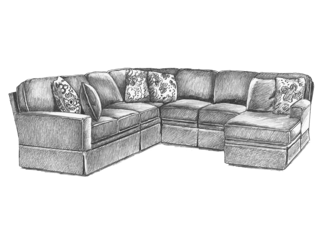 Best Home Furnishings Annabel Five Piece Customizable Sectional Sofa Best Home Furnishings Annabel 5 Pc Sectional Sofa