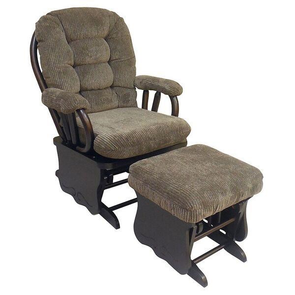 bedazzled glider and ottoman