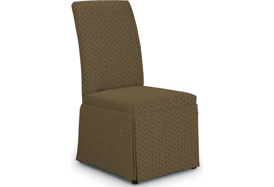 Best Home Furnishings Chairs Dining 9810 Hazel Skirted Dining Chair Best Home Furnishings Dining Side Chairs