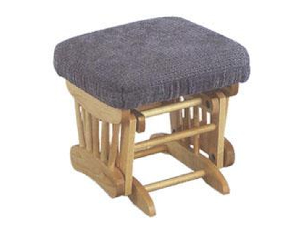 Best home furnishings glider rockers c0030e glider ottoman dunk bright furniture ottomans