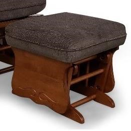 leather rocker with ottoman
