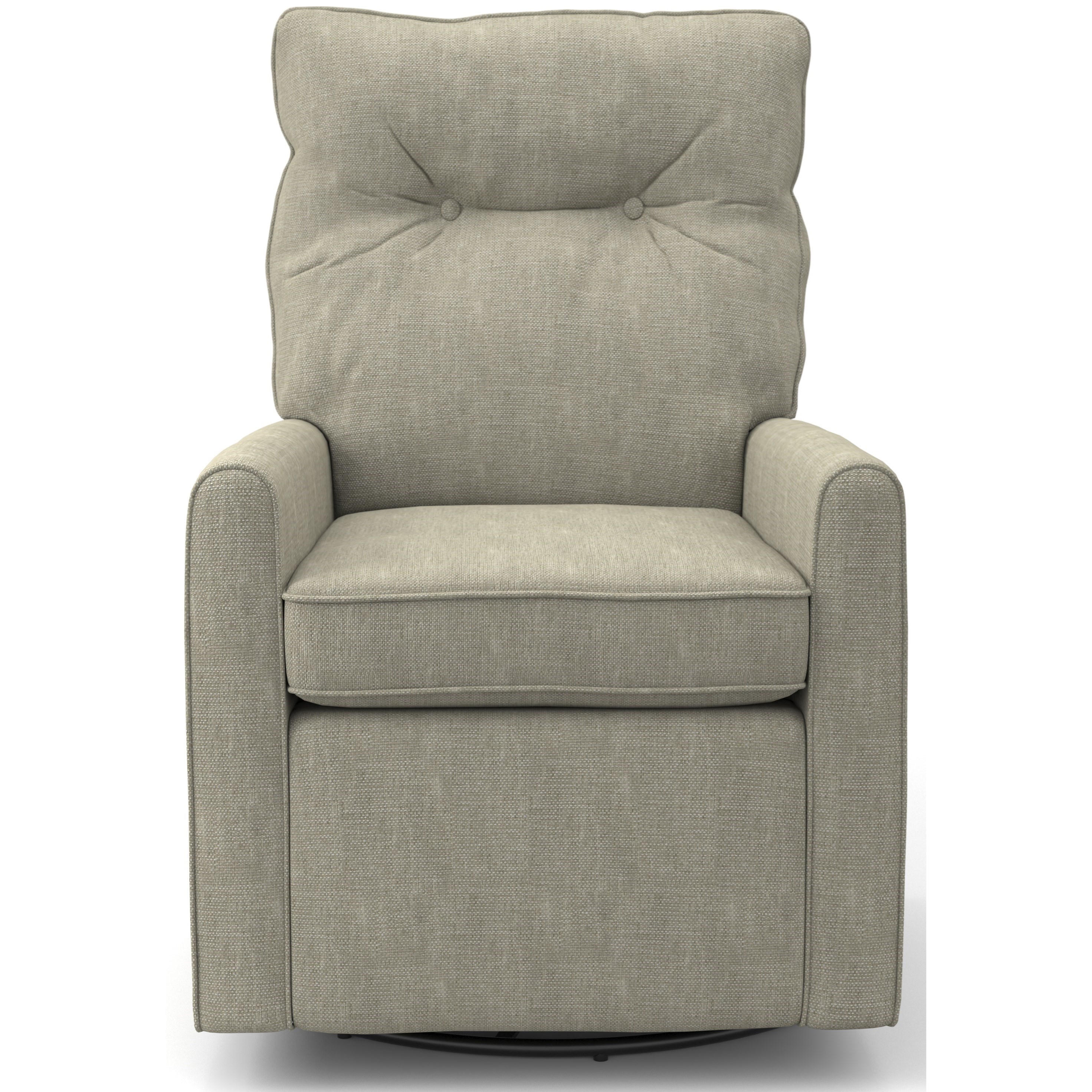 small swivel glider chair