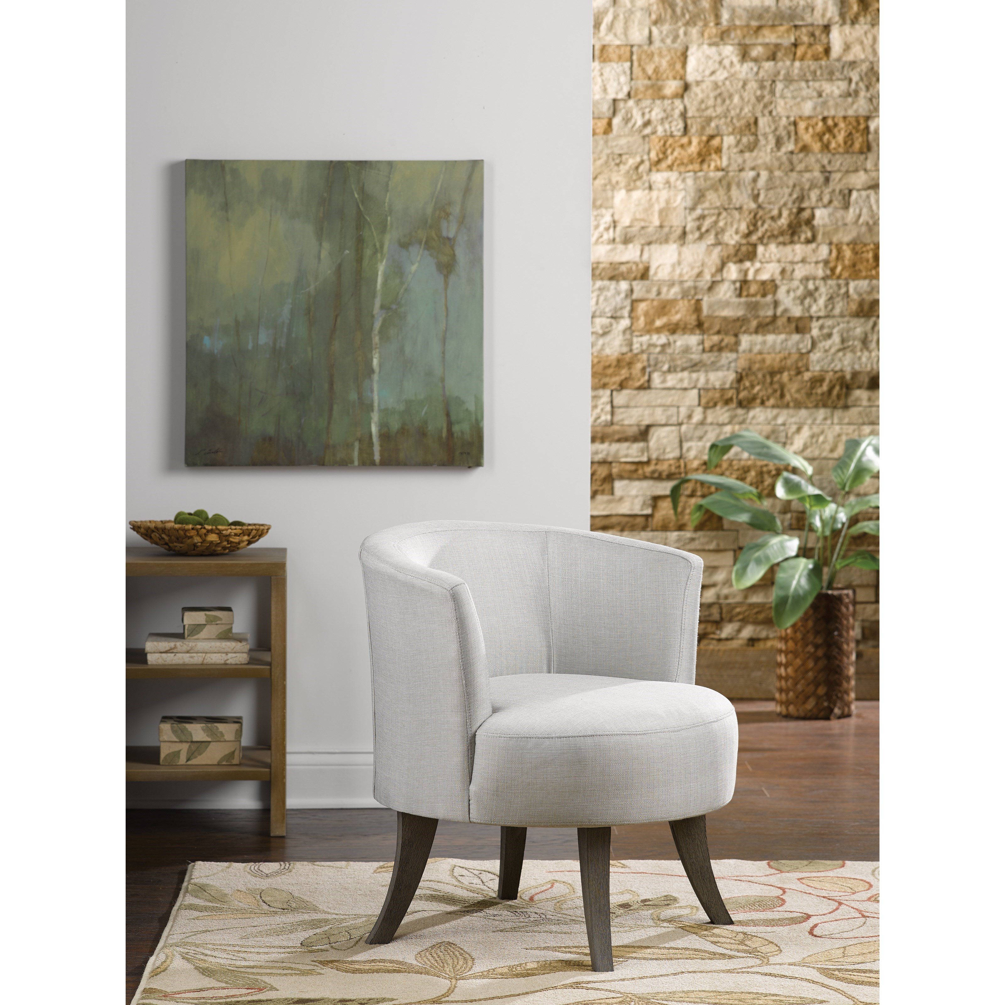 Best Home Furnishings Best Xpress Steffen 1018 Mid Century Modern Swivel Barrel Chair Baer S Furniture Upholstered Chairs