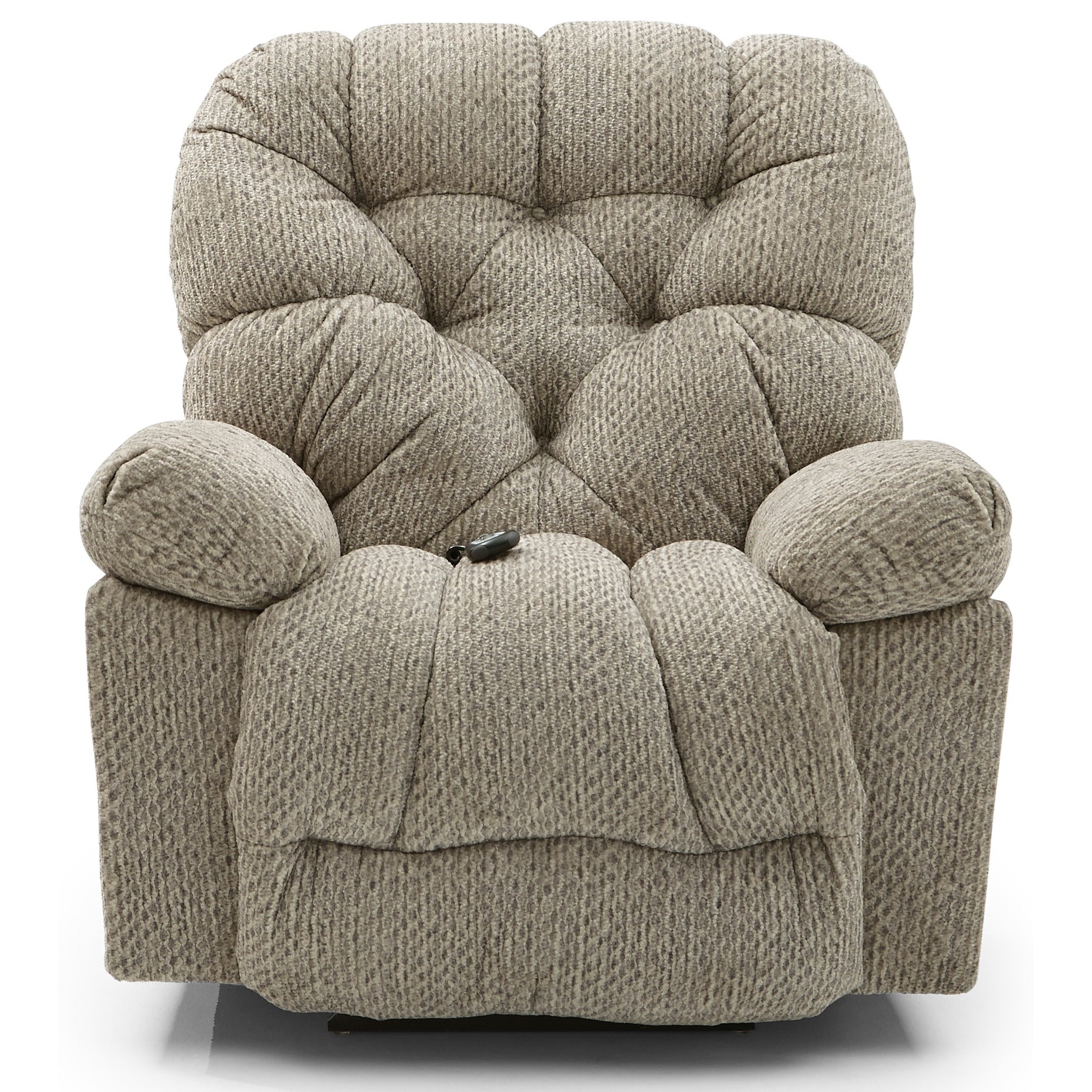 Best Home Furnishings Bolt 7n19 Casual Swivel Rocker Recliner With Tufted Back Best Home Furnishings Recliners