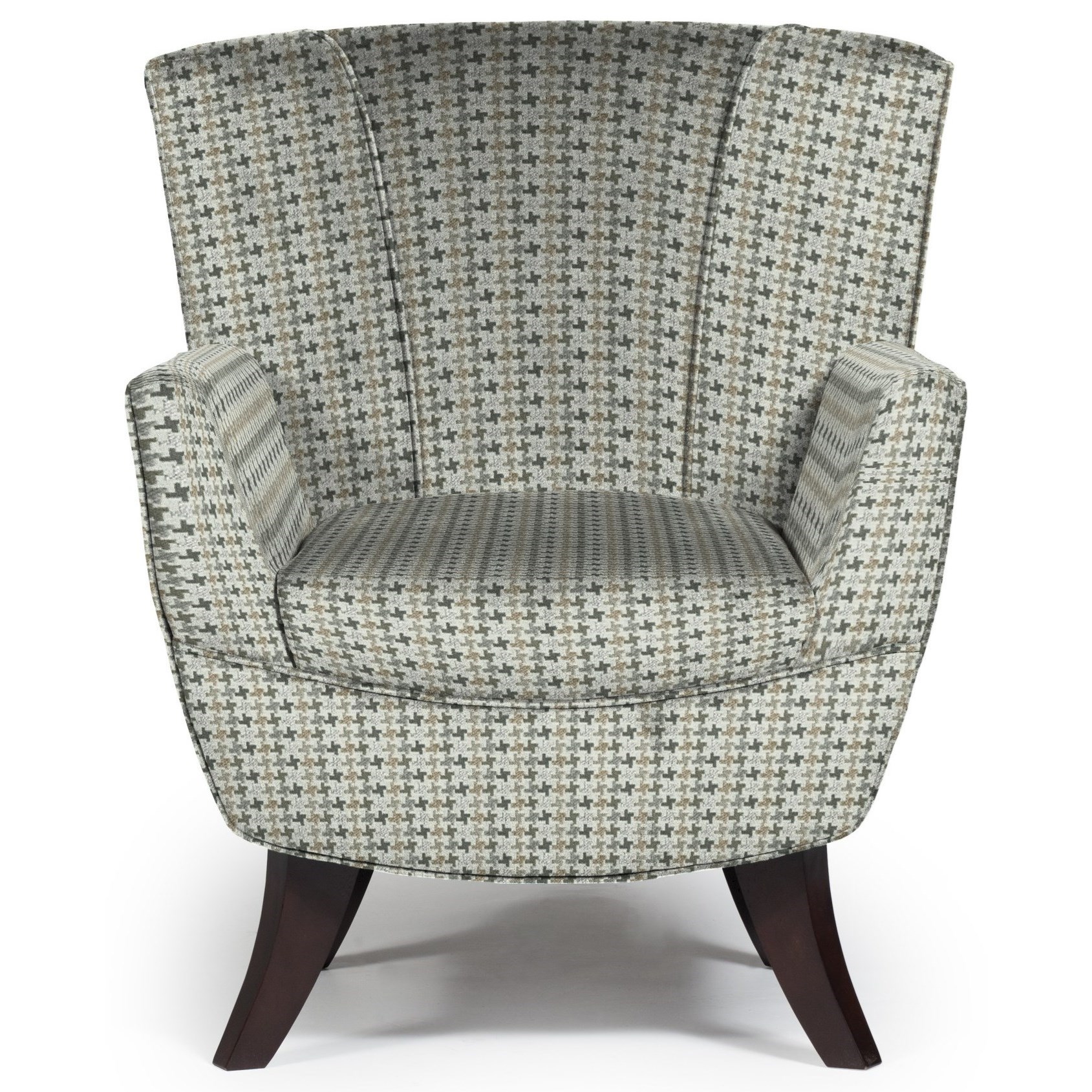 Club Chairs Bethany Flared Back Club Chair By Best Home Furnishings At Darvin Furniture