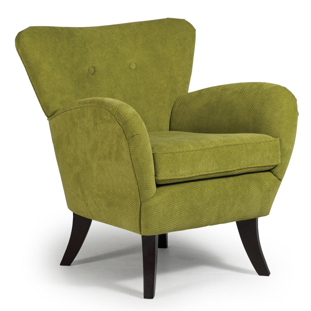 Best Home Furnishings Chairs - Club Elnora Contemporary Club Chair with