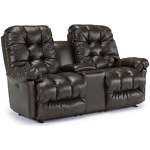 Best Home Furnishings Everlasting Rocking Reclining Loveseat With Best Home Furnishings Everlasting Rocking Reclining Loveseat With Storage Console