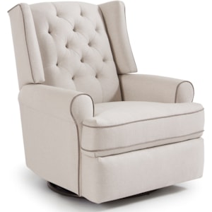 Best Home Furnishings Kendra Traditional Tufted Power Swivel Glider Recliner With Inside Handle Rife S Home Furniture Recliners