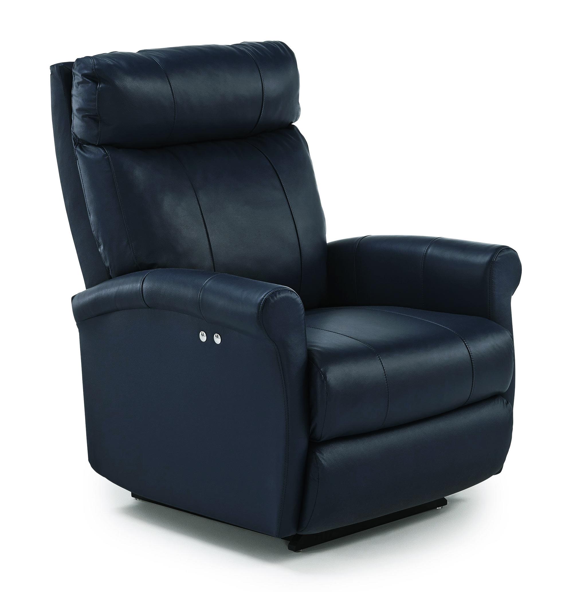 Recliners Petite Power Space Saver Wall Recliner with Rolled Arms