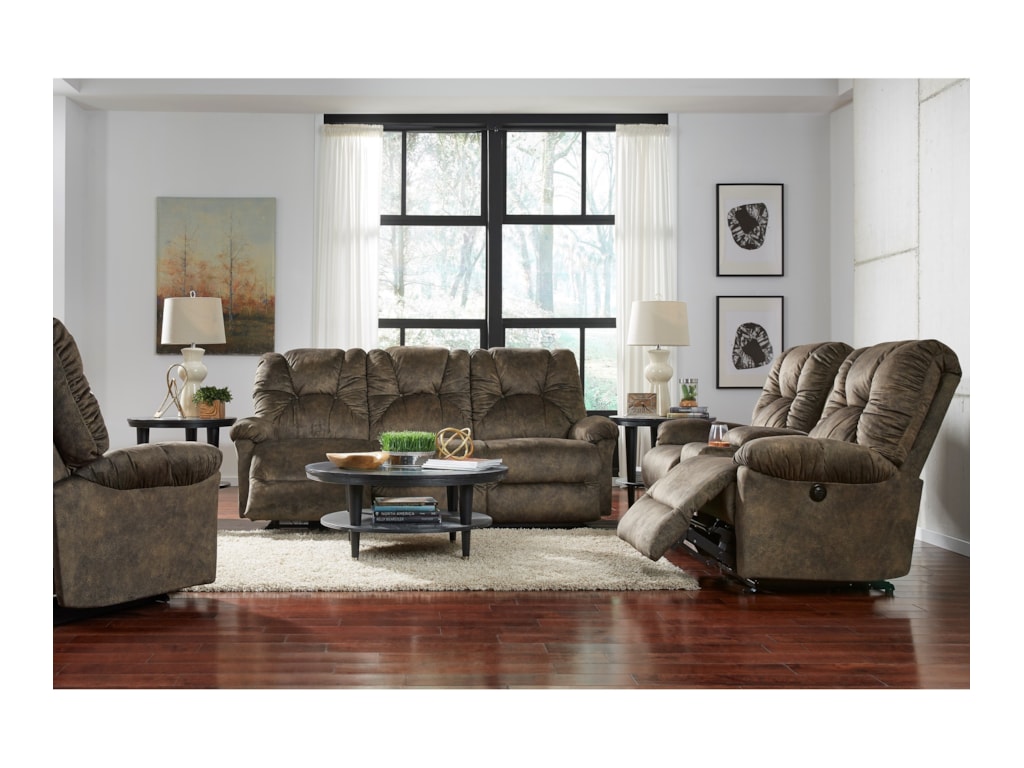 Best Home Furnishings RomulusRocking Reclining Loveseat with Console