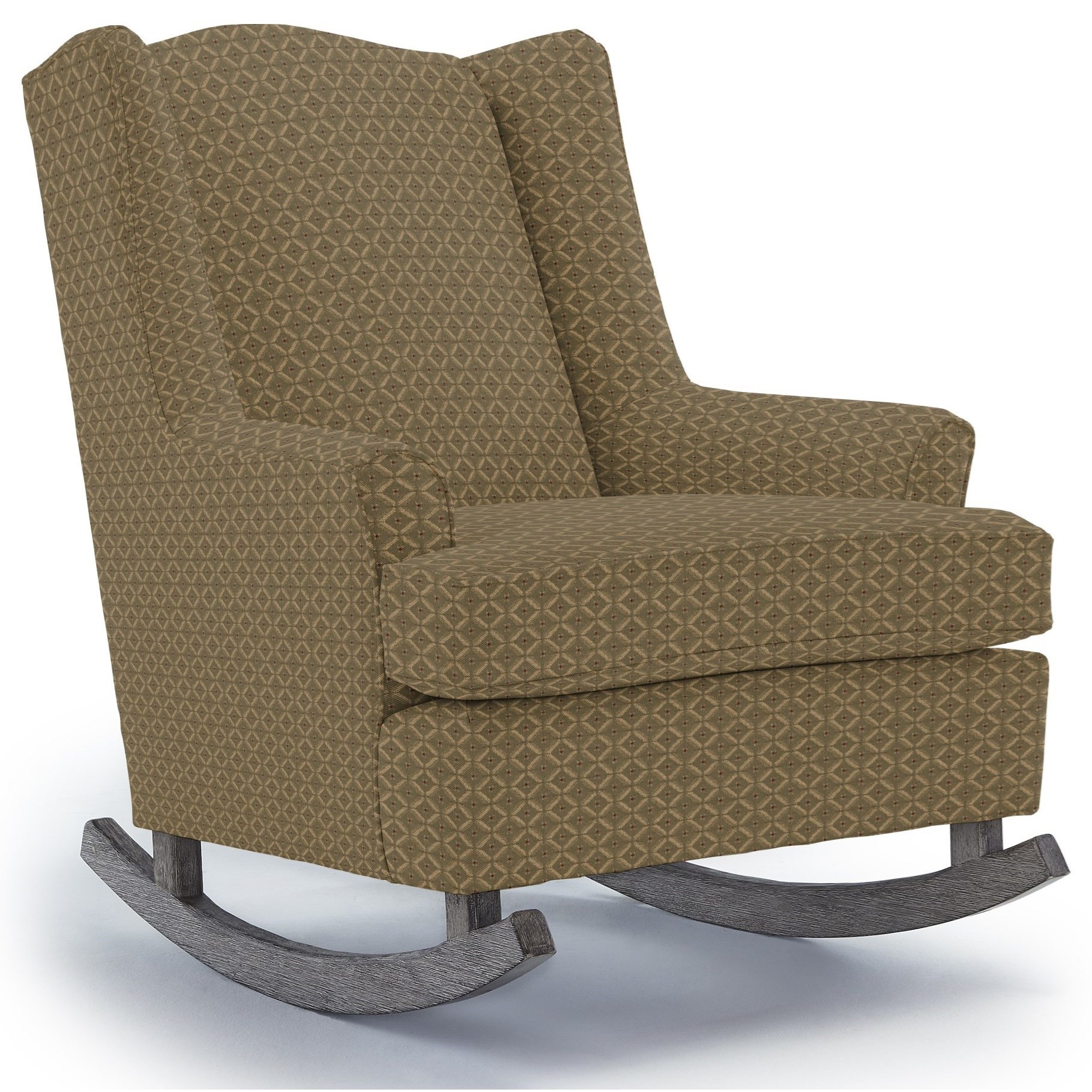 cushioned rocking chair