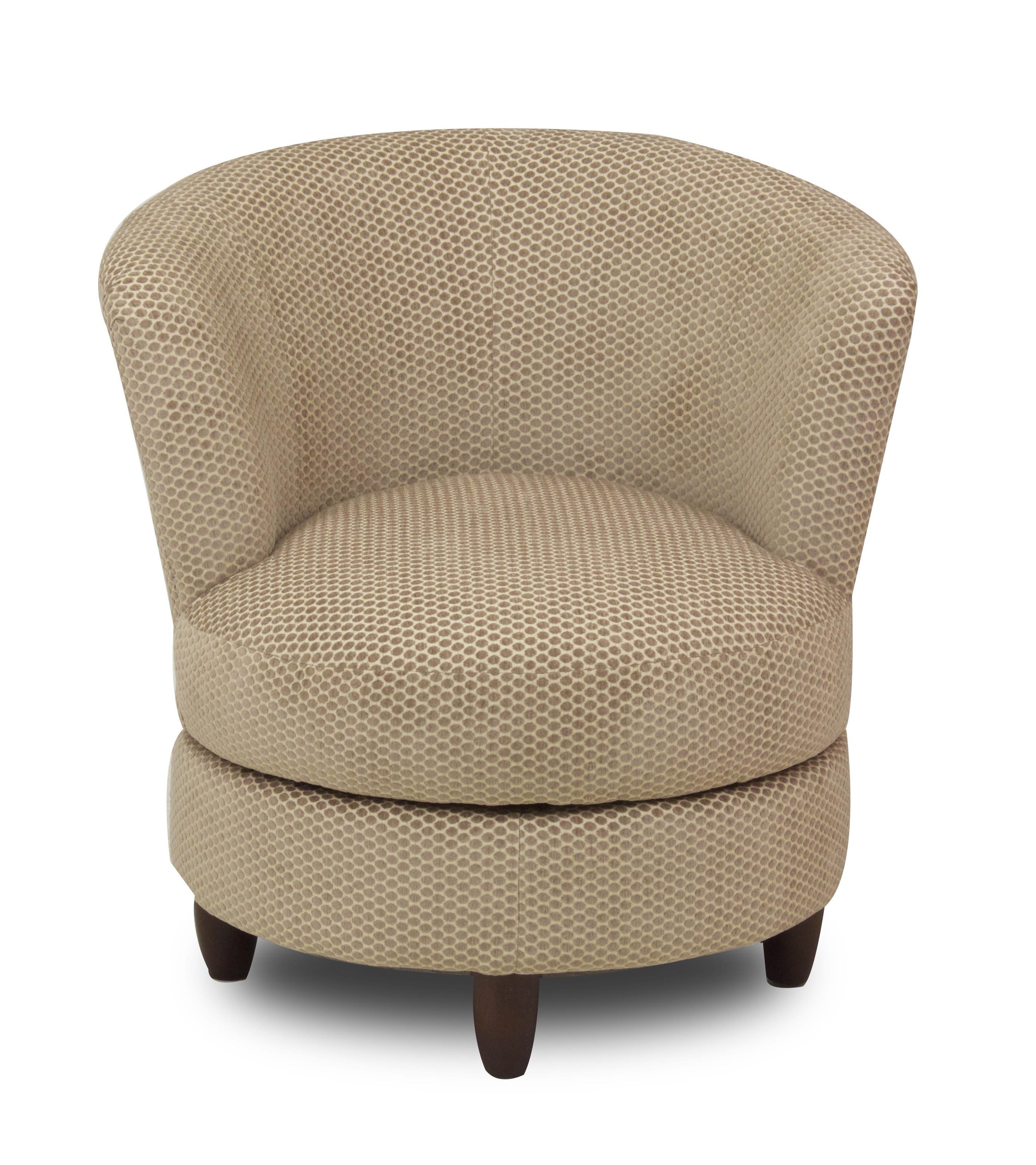 Chairs Swivel Barrel Palmona Swivel Barrel Chair With Wood Legs Ruby Gordon Home Upholstered Chairs