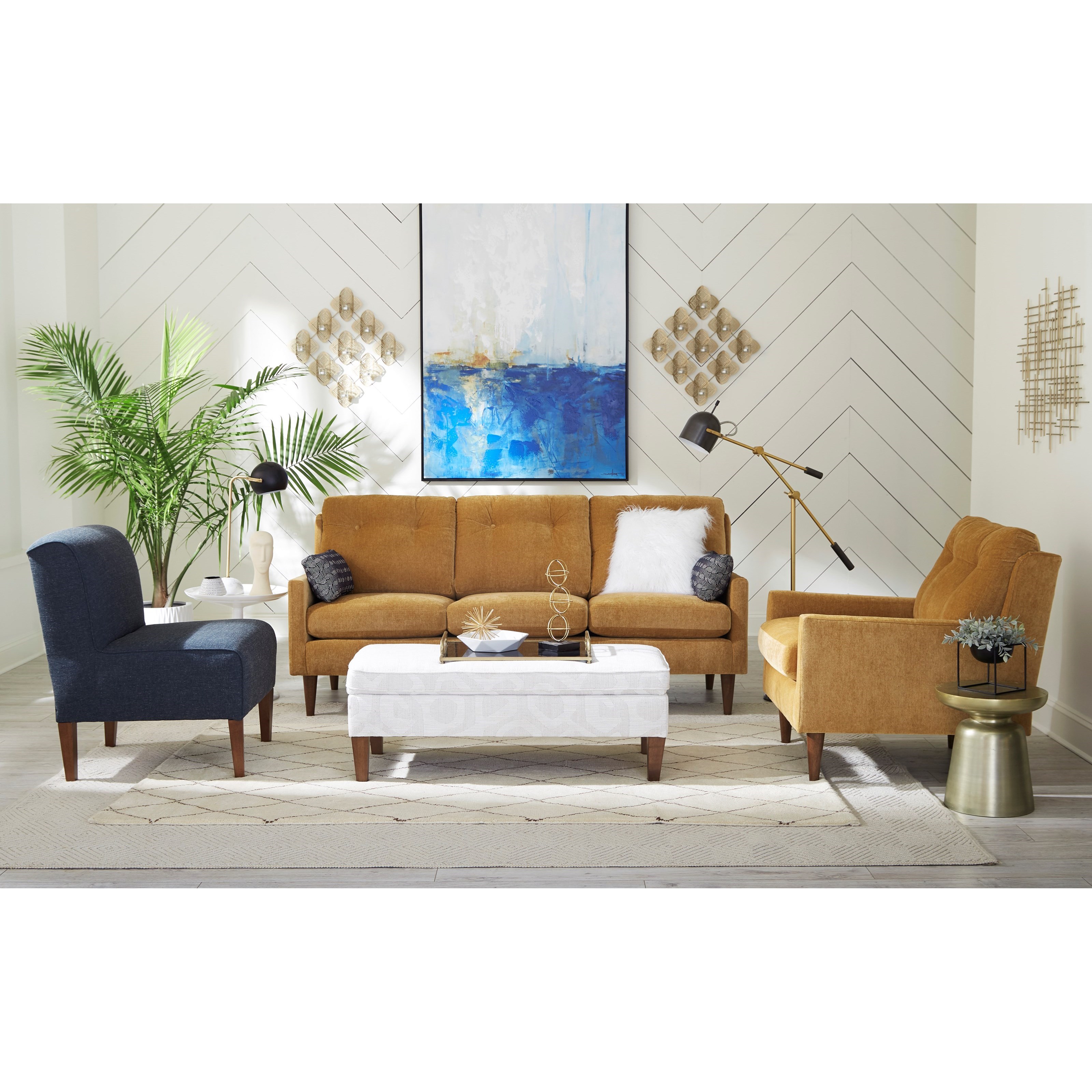 Best Home Furnishings Trevin Living Room Group Wayside Furniture Stationary Living Room Groups