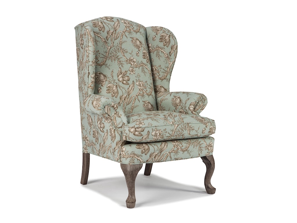 Best Home Furnishings Wing Chairs Sylvia Wing Back Chair Wayside